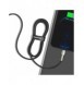 Baseus Cafule Metal Datakabel USB Typ C - Lightning 20 W Strömförsörjning 1 m svart (CATLJK-A01)