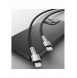 Baseus Cafule Metal Datakabel USB Typ C - Lightning 20 W Strömförsörjning 1 m svart (CATLJK-A01)