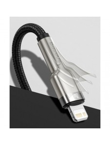 Baseus Cafule Metal Datakabel USB Typ C - Lightning 20 W Strömförsörjning 1 m svart (CATLJK-A01)