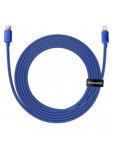 Baseus Crystal Shine Series-kabel USB-kabel för snabb laddning och dataöverföring USB Typ C - Lightning 20W 2m blå (CAJY000303)