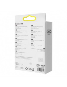 Baseus Crystal Shine Series-kabel USB-kabel för snabb laddning och dataöverföring USB Typ C - Lightning 20W 2m blå (CAJY000303)