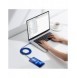 Baseus Crystal Shine Series-kabel USB-kabel för snabb laddning och dataöverföring USB Typ C - Lightning 20W 2m blå (CAJY000303)