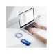 Baseus Crystal Shine Series-kabel USB-kabel för snabb laddning och dataöverföring USB Typ C - Lightning 20W 2m lila (CAJY000305)