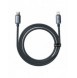 Baseus crystal shine serie snabbladdningsdatakabel USB typ C till Lightning 20W 1,2m svart (CAJY000201)
