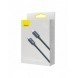 Baseus crystal shine serie snabbladdningsdatakabel USB typ C till Lightning 20W 1,2m svart (CAJY000201)