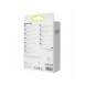 Baseus crystal shine serie snabbladdningsdatakabel USB typ C till Lightning 20W 1,2m svart (CAJY000201)