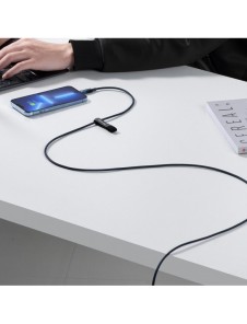 Baseus Explorer Series-kabel USB Typ C - Lightning 20W 1m blå (CATS000003)
