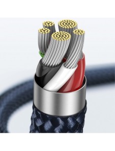Baseus Explorer Series-kabel USB Typ C - Lightning 20W 1m blå (CATS000003)