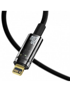 Baseus Explorer Series-kabel USB Typ C - Lightning 20W 2m svart (CATS000101)