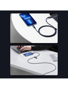 Baseus Explorer Series-kabel USB Typ C - Lightning 20W 2m svart (CATS000101)