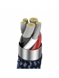 Baseus Explorer Series-kabel USB Typ C - Lightning 20W 2m blå (CATS000103)