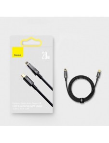Baseus Explorer Series-kabel USB Typ C - Lightning 20W 2m blå (CATS000103)
