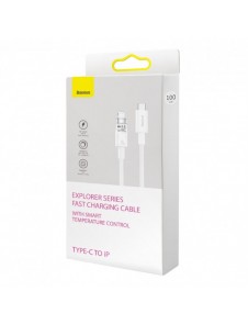 Baseus Explorer Series-kabel USB-C - Lightning 20W 2 m vit (CATS010302)