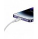 Baseus Explorer Series-kabel USB-C - Lightning 20W 2 m vit (CATS010302)