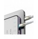 Baseus Glimmer Series snabbladdningskabel USB-C - Lightning 480Mb/s PD 20W 2m vit