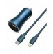 Baseus Golden Contactor Pro snabb billaddare USB Typ C / USB 40 W Strömförsörjning 3.0 Snabbladdning 4+ SCP FCP AFC + USB Typ C-