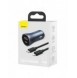 Baseus Golden Contactor Pro snabb billaddare USB Typ C / USB 40 W Strömförsörjning 3.0 Snabbladdning 4+ SCP FCP AFC + USB Typ C