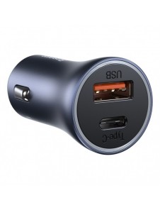 Baseus Golden Contactor Pro snabb billaddare USB Typ C / USB 40 W Strömförsörjning 3.0 Snabbladdning 4+ SCP FCP AFC + USB Typ C