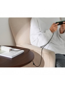 Baseus MVP 2 armbåge rätvinkel strömförsörjningskabel med sido-USB Typ C / Lightning 2m 20W Röd (CAVP000320)