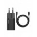 Baseus Super Si 1C snabbladdare USB Typ C 20W Strömförsörjning + USB Typ C - Lightning-kabel 1m svart (TZCCSUP-B01)