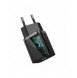 Baseus Super Si 1C snabbladdare USB Typ C 20W Strömförsörjning + USB Typ C - Lightning-kabel 1m svart (TZCCSUP-B01)