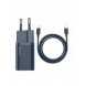 Baseus Super Si 1C snabbladdare USB Typ C 20W Strömförsörjning + USB Typ C - Lightning-kabel 1m blå (TZCCSUP-B03)