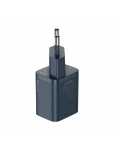 Baseus Super Si 1C snabbladdare USB Typ C 20W Strömförsörjning + USB Typ C - Lightning-kabel 1m blå (TZCCSUP-B03)