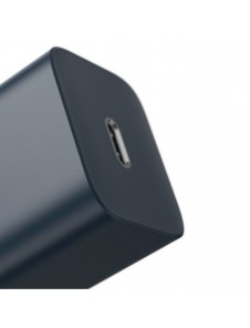 Baseus Super Si 1C snabbladdare USB Typ C 20W Strömförsörjning + USB Typ C - Lightning-kabel 1m blå (TZCCSUP-B03)