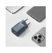 Baseus Super Si 1C snabbladdare USB Typ C 20W Strömförsörjning + USB Typ C - Lightning-kabel 1m blå (TZCCSUP-B03)