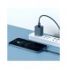 Baseus Super Si 1C snabbladdare USB Typ C 20W Strömförsörjning + USB Typ C - Lightning-kabel 1m blå (TZCCSUP-B03)