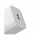 Baseus Super Si 1C snabbladdare USB Typ C 20W Strömförsörjning + USB Typ C - Lightning-kabel 1m vit (TZCCSUP-B02)