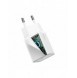 Baseus Super Si 1C snabbladdare USB Typ C 20W Strömförsörjning + USB Typ C - Lightning-kabel 1m vit (TZCCSUP-B02)