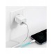 Baseus Super Si 1C snabbladdare USB Typ C 20W Strömförsörjning + USB Typ C - Lightning-kabel 1m vit (TZCCSUP-B02)