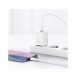 Baseus Super Si 1C snabbladdare USB Typ C 20W Strömförsörjning + USB Typ C - Lightning-kabel 1m vit (TZCCSUP-B02)