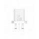 Baseus Super Si 1C snabbladdare USB Typ C 20W Strömförsörjning UK vit + USB Typ C - Lightning-kabel 1m (TZCCSUP-K02)