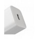Baseus Super Si 1C snabbladdare USB Typ C 20W Strömförsörjning UK vit + USB Typ C - Lightning-kabel 1m (TZCCSUP-K02)