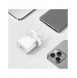 Baseus Super Si 1C snabbladdare USB Typ C 20W Strömförsörjning UK vit + USB Typ C - Lightning-kabel 1m (TZCCSUP-K02)