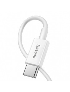Baseus Superior-kabel USB Typ C - Lightning Power Delivery 20 W 1 m Vit (CATLYS-A02)