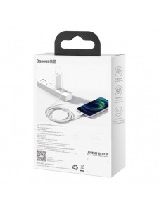 Baseus Superior-kabel USB Typ C - Lightning Power Delivery 20 W 1 m Vit (CATLYS-A02)
