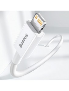 Baseus Superior-kabel USB Typ C - Lightning Power Delivery 20 W 1 m Vit (CATLYS-A02)