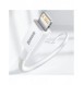 Baseus Superior-kabel USB Typ C - Lightning Power Delivery 20 W 1 m Vit (CATLYS-A02)