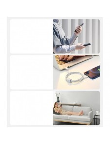 Baseus Superior-kabel USB Typ C - Lightning Power Delivery 20 W 1 m Vit (CATLYS-A02)