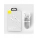 Baseus Superior-kabel USB Typ C - Lightning Power Delivery 20 W 1 m Vit (CATLYS-A02)