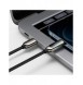 Baseus USB Typ C - Lightning 20W snabbladdningsdatakabel Strömförsörjning med skärmeffektmätare 2m svart (CATLSK-A01)