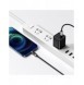Baseus USB Typ C - Lightning 20W snabbladdningsdatakabel Strömförsörjning med skärmeffektmätare 2m svart (CATLSK-A01)