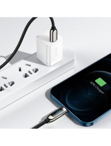 Baseus USB Typ C - Lightning 20W snabbladdningsdatakabel Strömförsörjning med skärmeffektmätare 2m svart (CATLSK-A01)
