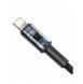 Baseus USB Typ C - Blixtkabel snabbladdning Strömförsörjning 20 W 1 m svart (CATLGD-01)