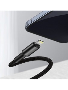 Baseus USB Typ C - Blixtkabel snabbladdning Strömförsörjning 20 W 1 m svart (CATLGD-01)