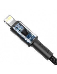 Baseus USB Typ C - Blixtkabel snabbladdning Strömförsörjning 20 W 2 m svart (CATLGD-A01)