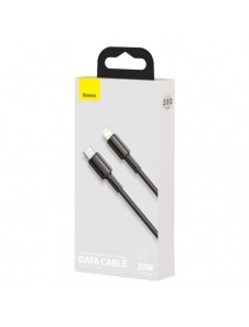 Baseus USB Typ C - Blixtkabel snabbladdning Strömförsörjning 20 W 2 m svart (CATLGD-A01)